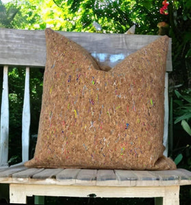 Natural Cork Outdoor Cushion Funky Rainbow