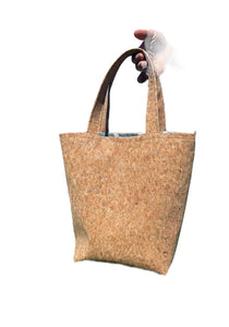 Silver Flaked Cork Mini Tote