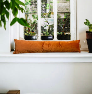 Copper Velvet Draught Excluder