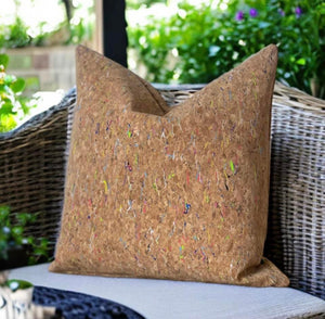 Natural Cork Outdoor Cushion Funky Rainbow