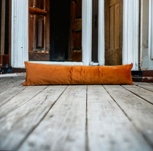 Copper Velvet Draught Excluder