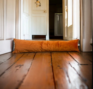 Copper Velvet Draught Excluder