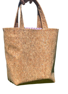 Silver Flaked Cork Mini Tote