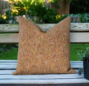 Natural Cork Outdoor Cushion Funky Rainbow