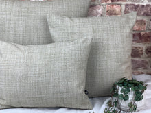 Load image into Gallery viewer, Cream Plaid Wool Cushion
