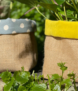 Hessian discount planter bags